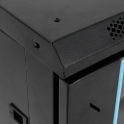 Coffret de réseau 18U 19" IP20 noir 60x60x100 cm 