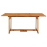 Table à dîner de jardin 180x90x75 cm Bois d'acacia solide 