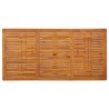 Table à dîner de jardin 180x90x75 cm Bois d'acacia solide 