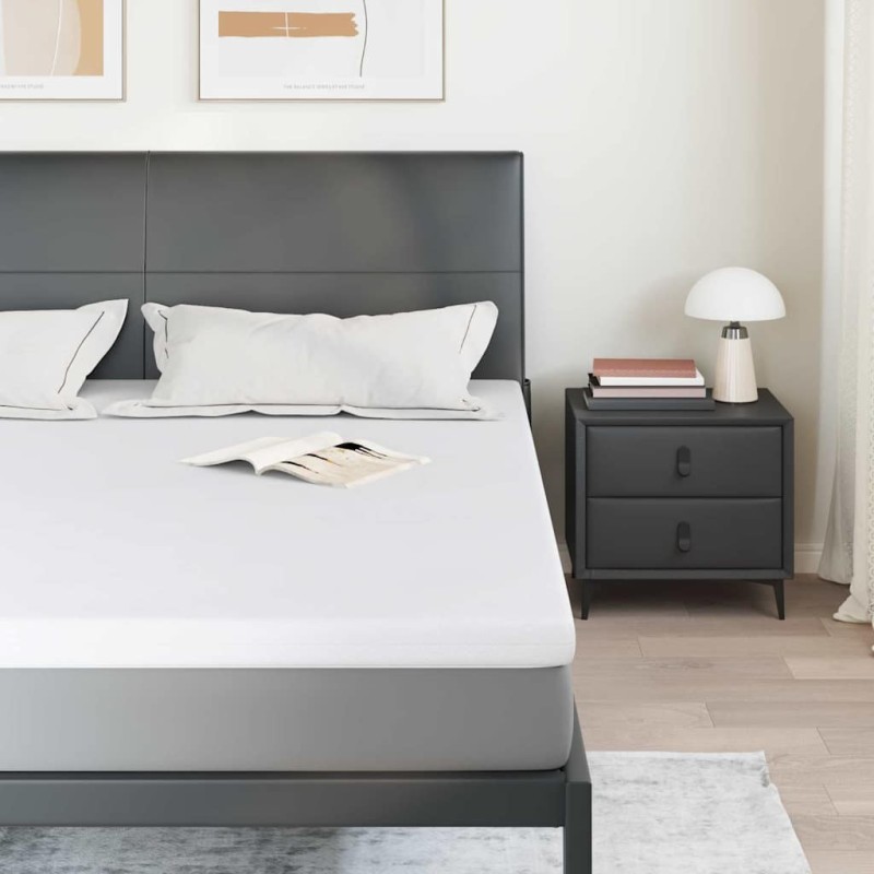 Coussins de Matelas Blanc 200 x 200 cm 