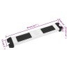 Marche d'échelle de piscine 50x9x3,5 cm acier inoxydable 304 