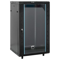 Coffret de réseau à pieds pivotants 18U 19" IP20 60x60x100 cm 
