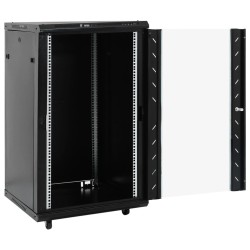 Coffret de réseau à pieds pivotants 18U 19" IP20 60x60x100 cm 