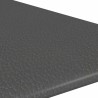 Panneaux muraux 12 pcs Gris 30x30 cm Similicuir 0,54 m² 