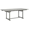 Table à dîner de jardin (150-200)x100x75cm Bois d'acacia massif 