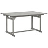 Table à dîner de jardin (150-200)x100x75cm Bois d'acacia massif 