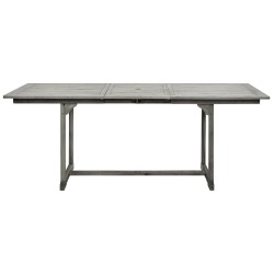 Table à dîner de jardin (150-200)x100x75cm Bois d'acacia massif 