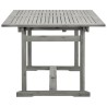 Table à dîner de jardin (150-200)x100x75cm Bois d'acacia massif 