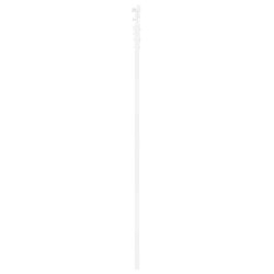 Ensemble de Porte Coulissante avec Quincaillerie Blanche 61x198,5 cm Bois Massif Pin 