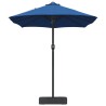 Parasol de jardin Bleu 385 x 209 x 244 cm tissu 