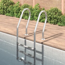 Échelle de piscine 54x38x158 cm acier inoxydable 304 