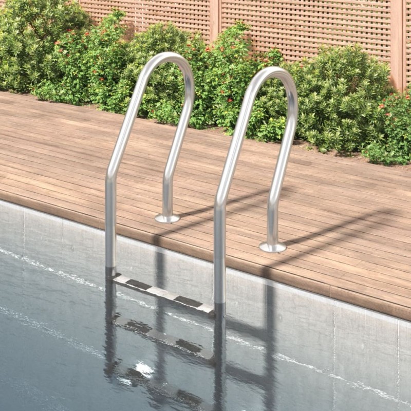 Échelle de piscine 54x38x158 cm acier inoxydable 304 
