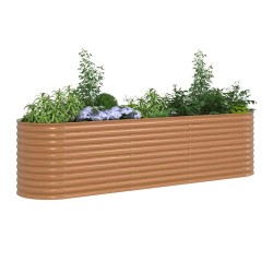 Lit surélevé Effet Bois Métal 320 X 80 X 81 cm Durable 