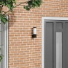 Applique murale extérieure Noir Acier inoxydable IP44 