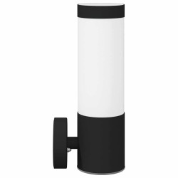 Applique murale extérieure Noir Acier inoxydable IP44 