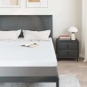 Coussins de Matelas Blanc 140 x 190 cm 