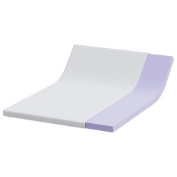 Coussins de Matelas Blanc 140 x 190 cm 