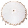 Parasol Autre Crème x 250 cm Coton et bois massif 