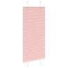 Store plissé rose 55x150 cm largeur du tissu 54,4 cm polyester 