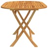 Table pliable de jardin 160x85x75 cm Bois d'eucalyptus massif 