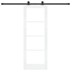 Porte coulissante avec matériel "ORKDAL" Blanc 73.5x198.5 cm 