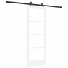 Porte coulissante avec matériel "ORKDAL" Blanc 73.5x198.5 cm 