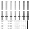 Poteaux de clôture 22 pcs U-Channel Gris 100 cm Acier 