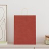 Sacs en papier 50 pcs avec poignées rouge 32x12x42 cm 
