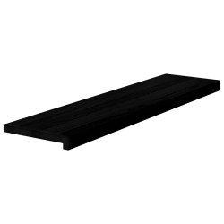 Marches d'escalier 4 pcs marron foncé 100x30x2 cm chêne massif 