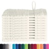 Gants de toilette 10 pcs Crème 15 x 21 cm Coton 
