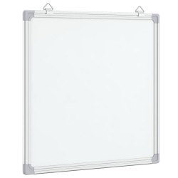 Tableau blanc magnétique 40x40x1,7 cm aluminium 