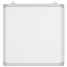 Tableau blanc magnétique 40x40x1,7 cm aluminium 
