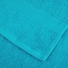 Gants de toilette 10 pcs Turquoise 15 x 21 cm Coton 