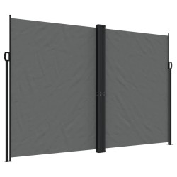 Auvent latéral rétractable anthracite 220x1000 cm 