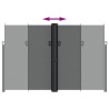 Auvent latéral rétractable anthracite 220x1000 cm 