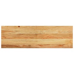 Marches d'escalier 4 pcs marron clair 80x30x2 cm chêne massif 