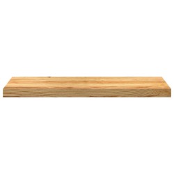 Marches d'escalier 4 pcs marron clair 80x30x2 cm chêne massif 
