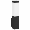 Lampe Murale d'Extérieur Noir Acier Inoxydable IP44 