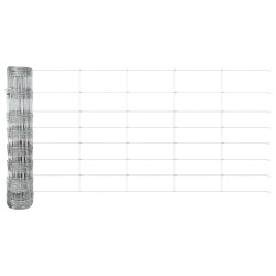 Pieux de clôture 11 pcs U-Channel 80 cm en acier galvanisé 