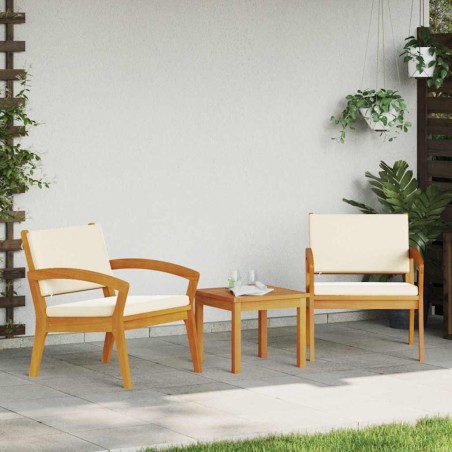 Chaises de jardin 2 pcs 59,5x70,5x72,5 cm En bois d'acacia massif 