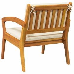 Chaises de jardin 2 pcs 59,5x70,5x72,5 cm En bois d'acacia massif 