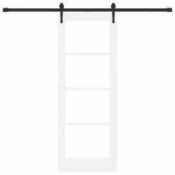Porte coulissante avec quincaillerie 'ORKDAL'Blanche 73,5x198,5 cm 