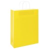 Sacs en papier 50 pcs avec poignées jaune 32x12x42 cm 