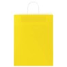 Sacs en papier 50 pcs avec poignées jaune 32x12x42 cm 