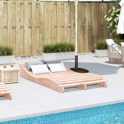 Chaise longue 205x110x31,5 cm bois massif de douglas 