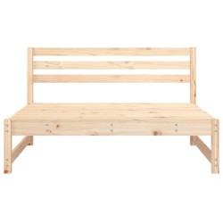 Canapés centraux de jardin 2 pcs 120x80 cm bois de pin massif 