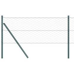 Clôture Hexagonale Gris 0,6 x 50 m Acier 