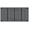 Table de jardin anthracite 200x100x72 cm acier 