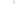 Porte coulissante Marron 90 x 208 cm Bois massif en pin 