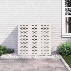 Housse de climatiseur blanche 110x50x105 cm 